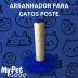 Arranhador para Gatos, Arranhador Poste, Arranhador Pet, Preto