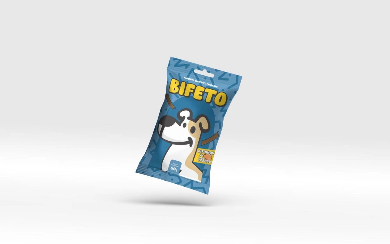 Bifinho Para Cães Bifeto Sabor Frango 50G – Petisco Saboroso