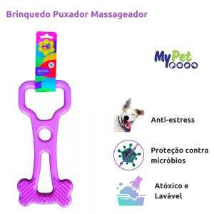 Brinquedo Puxador Massageador - p/ Cães 