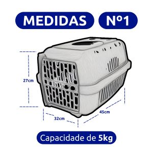 Caixa de Transporte Falcon Black para Cães e Gatos