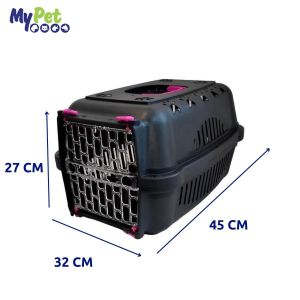 Caixa de Transporte Falcon Black para Cães e Gatos