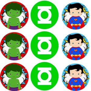 Cartela de Mini Adesivos Pet Super Heróis - c/ 3 unid.