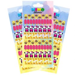 Cartela de Mini Adesivos Pet - c/ 3 unid.