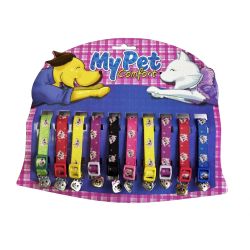 Coleiras Pet Atacado Gato Mista - Kit 10 un