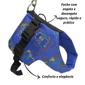 Colete Peitoral Nylon p/ Cães