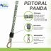 Peitoral e Guia Premium Panda p/ Cães