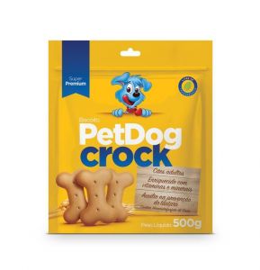Biscoito para Cachorro Pet Dog Crock 500g