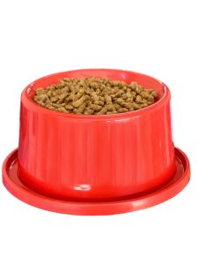 Comedouro Ergonomico Gato Adulto Vermelho 150 ml