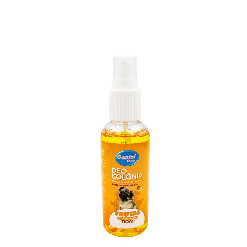 Colônia Genial Frutas (110ml) - Perfume para Cachorro e Gato