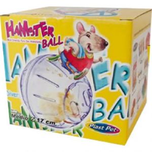 Globo Hamster Plast Pet Médio 17 cm