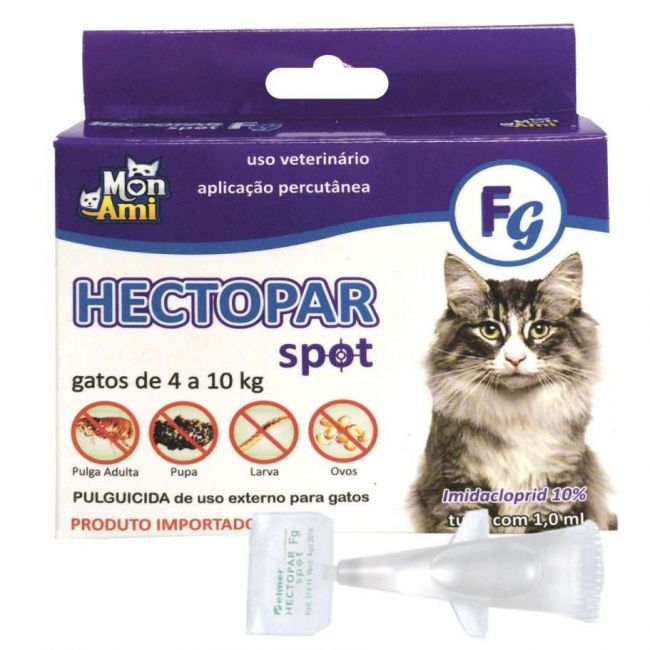 Hectopar Spot Fg Gato (4 A 10Kg) | Antipulga