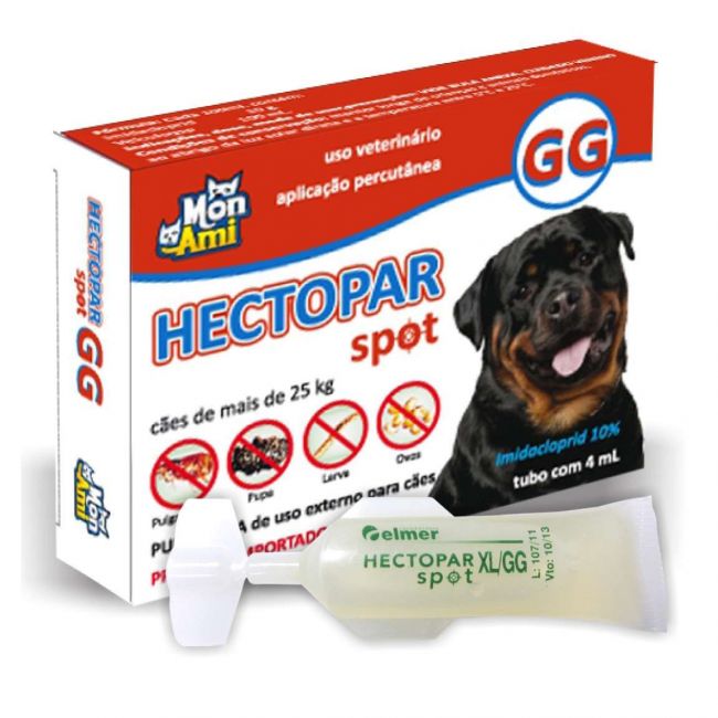 Hectopar Spot Gg Cães (acima De 25 Kg) | Antipulga