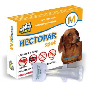 Hectopar Spot M Cães (de 4 A 10 Kg) | Antipulga