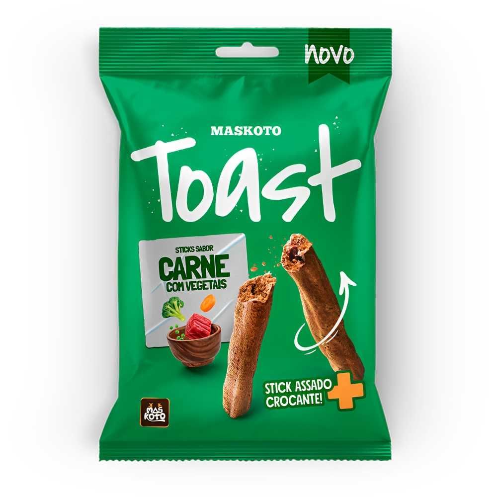 Maskoto Toast Sticks de Carne e Vegetais 50g