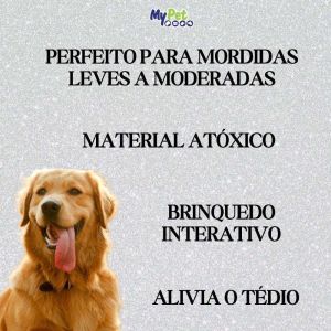 Brinquedo para Cachorros, Mordedor Osso, Brinquedo para Cães, Mordedor Osso Massageador Grande