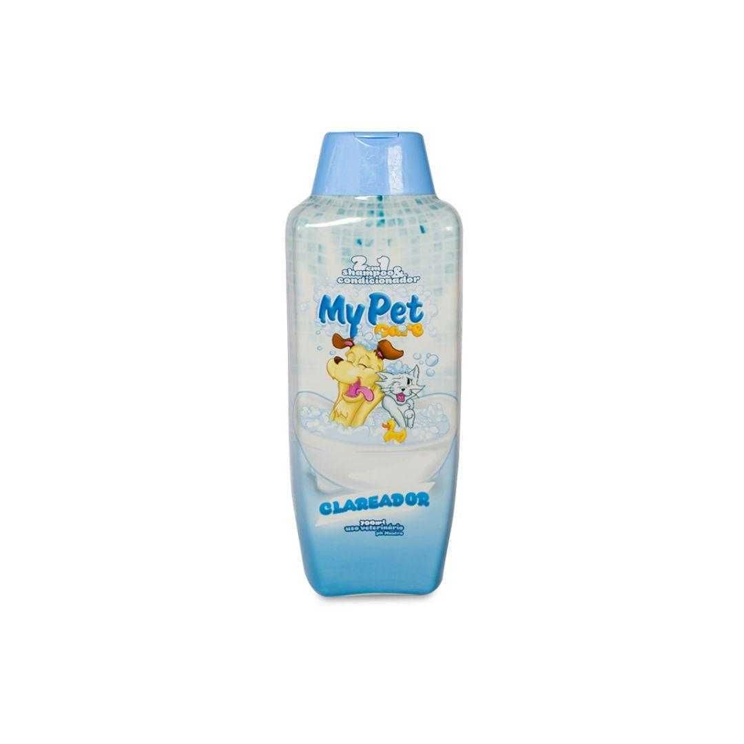 Shampoo My Pet Care 2 em 1 Clareador 700ml - para Cães e Gatos