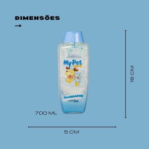 Shampoo My Pet Care 2 em 1 Clareador 700ml - para Cães e Gatos