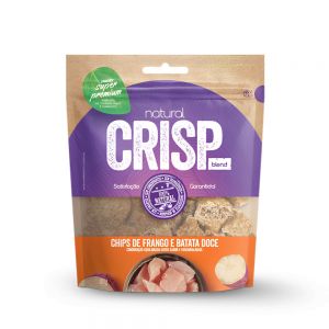 Natural Crisp Chips Batata Doce/Frango - Petisco Desidratado p/ Cães 100g