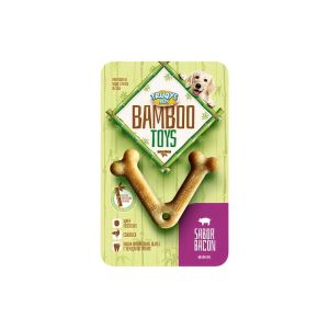 Osso Bamboo V Peq. - p/ Cães