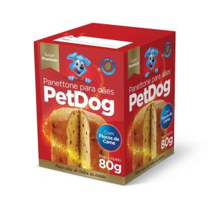 Panetone de carne para cães PetDog 80g