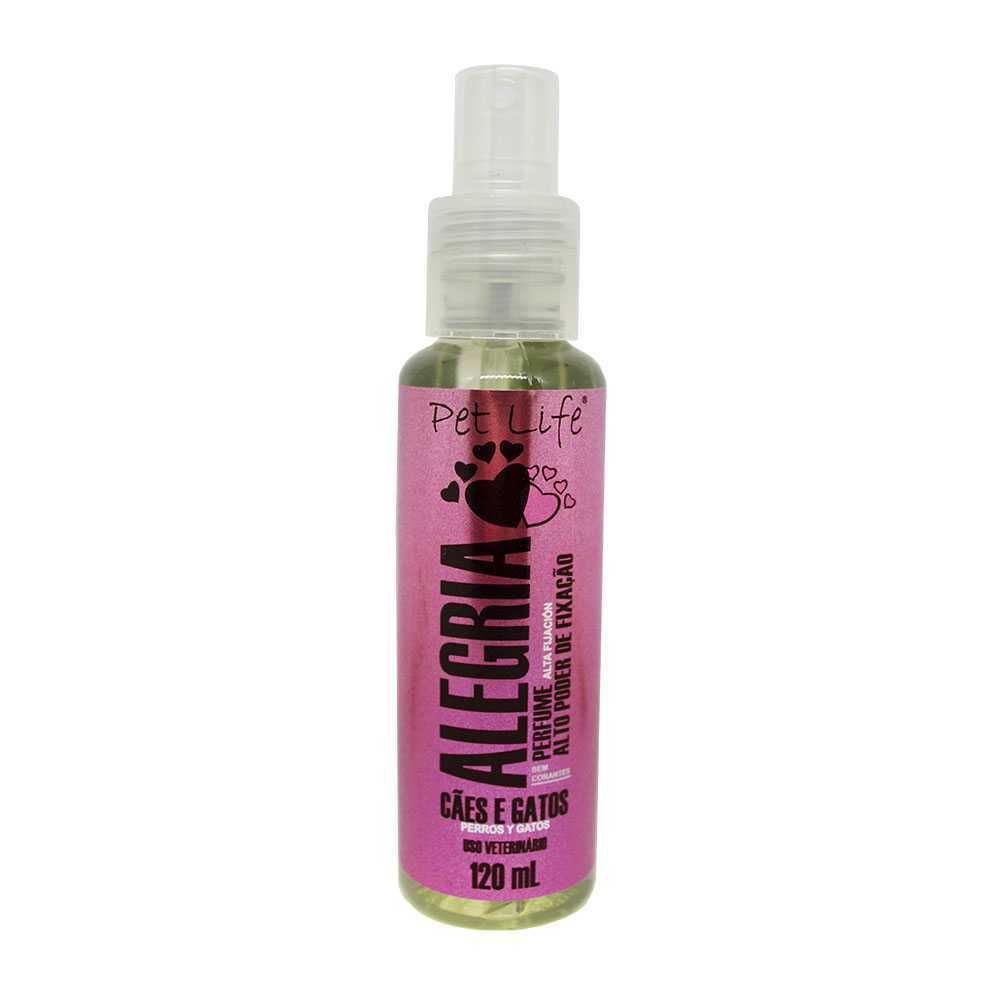 Perfume Pet Life Alegria Tutti Frutti (120ml) - Cachorro e Gato