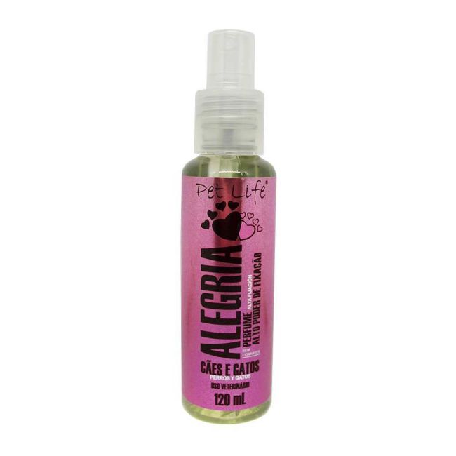 Perfume Pet Life Alegria Tutti Frutti (120ml) - Cachorro e Gato