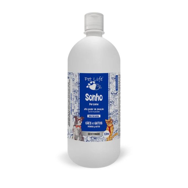 Perfume Pet Life Sonho (1L) - Cachorro e Gato