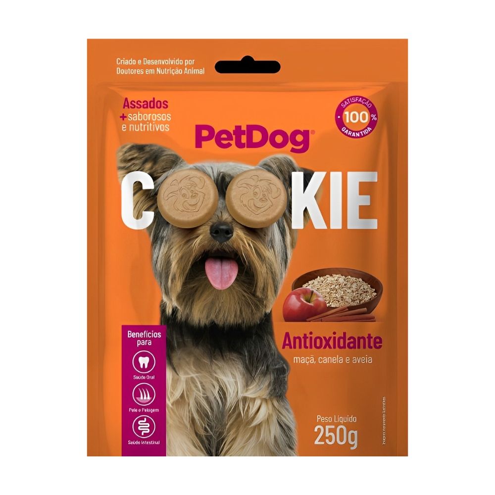 Pet Dog Cookie Maça com Canela 250g - p/ Cães