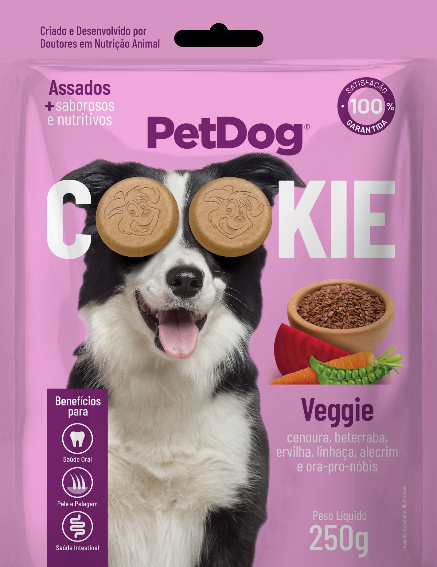 Pet Dog Cookie Veggie - p/ Cães
