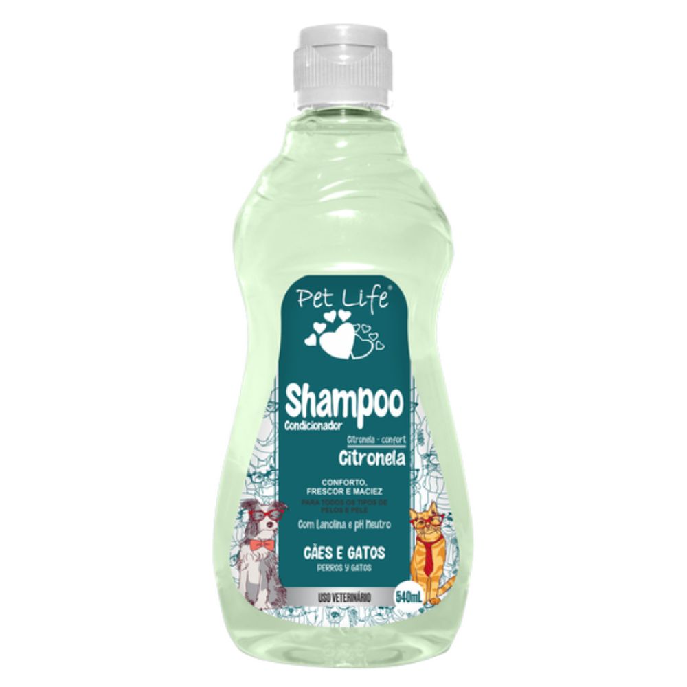 Shampoo Pet Life Citronela (500ml)