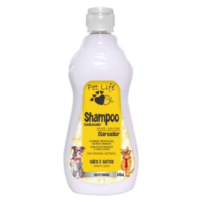Shampoo Pet Life Clareador (500ml)