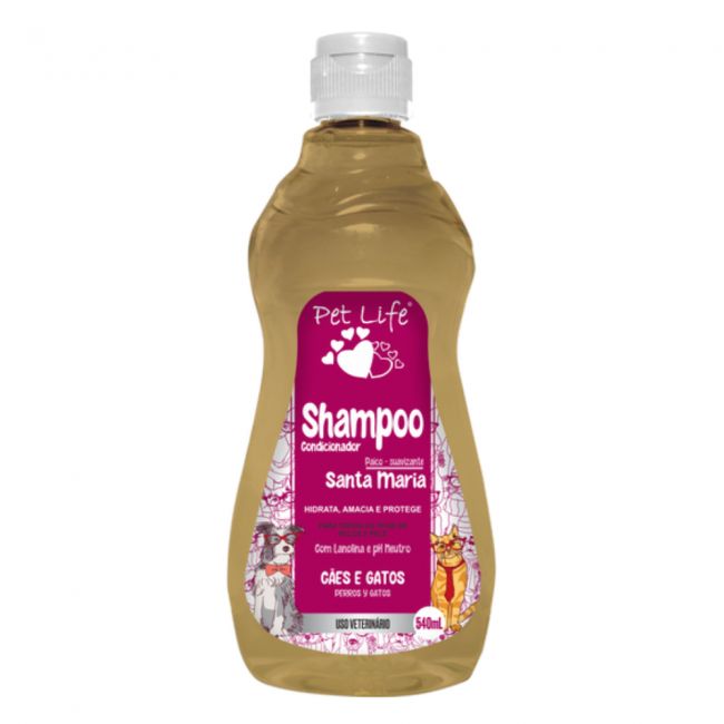 Shampoo Pet Life Erva Santa Maria (500ml)