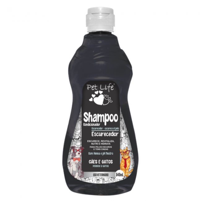 Shampoo Pet Life Escurecedor (500ml)