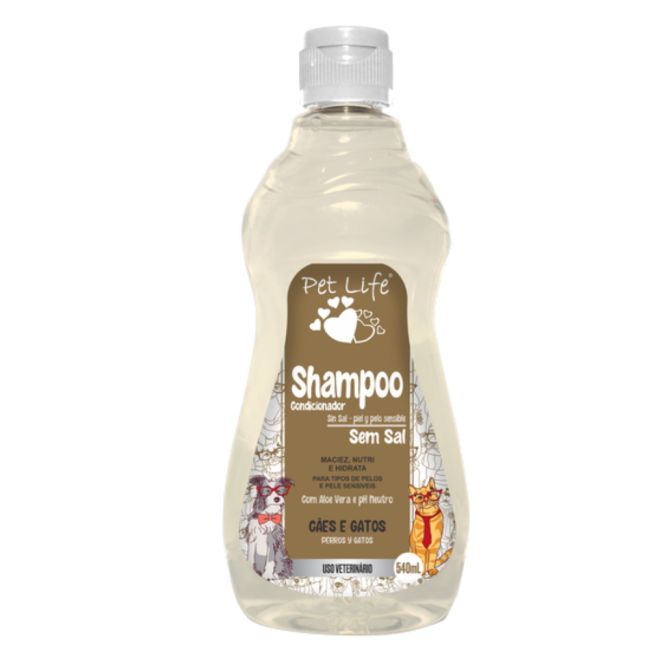 Shampoo Pet Life Sem Sal (500ml)