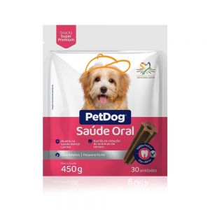 Petisco Pet Dog Saúde Oral Cães Raças Pequenas - 450g