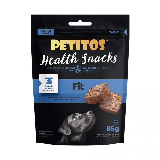 Petitos Health Fit 85g - Petisco Saudável p/ Cães