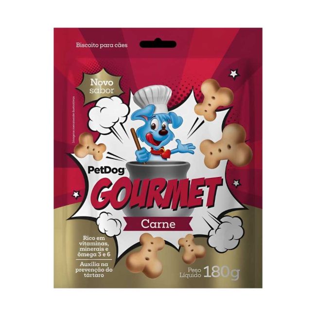 Pacote Pet Dog Gourmet Carne 180g