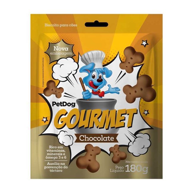 Pacote Pet Dog Gourmet Chocolate 180g