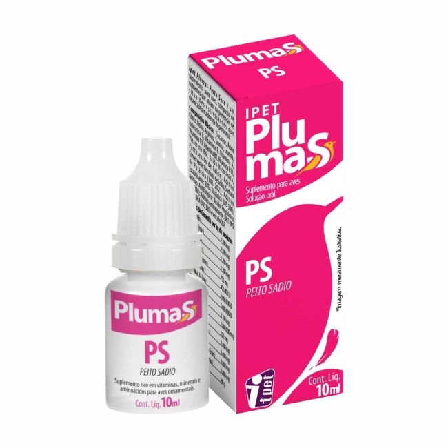 Plumas P.S. 10ml - p/ Passáros