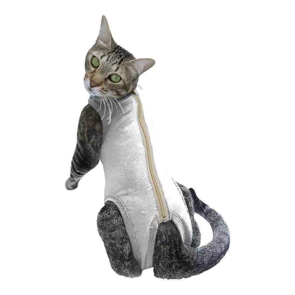 Roupa Cirúrgica, Pós-Cirurgia, Pós-Operatório para Gatos Tecido Cotton