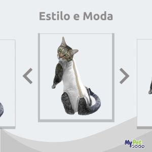 Roupa Cirúrgica, Pós-Cirurgia, Pós-Operatório para Gatos Tecido Cotton