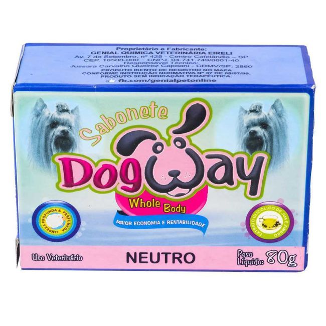 Sabonete Dog Way Neutro 80G