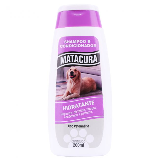 Shampoo e Condicionador Hidratante Matacura 200ml - p/ Cães e Gatos