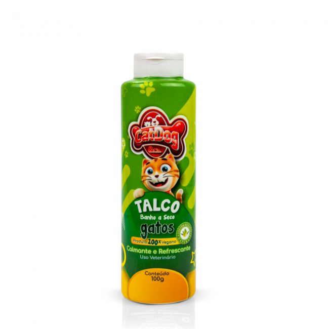Talco Cat dog 100g - p/ Gatos