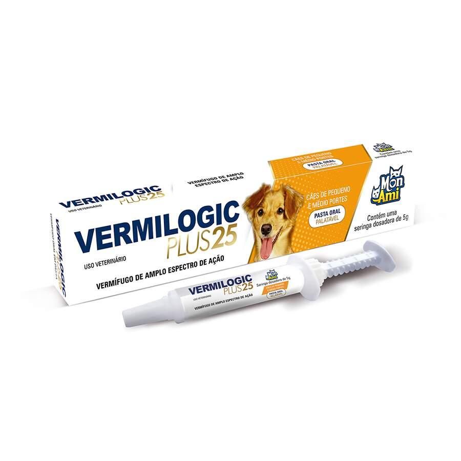 Vermilogic Plus 25 - Vermífugo p/ Cães